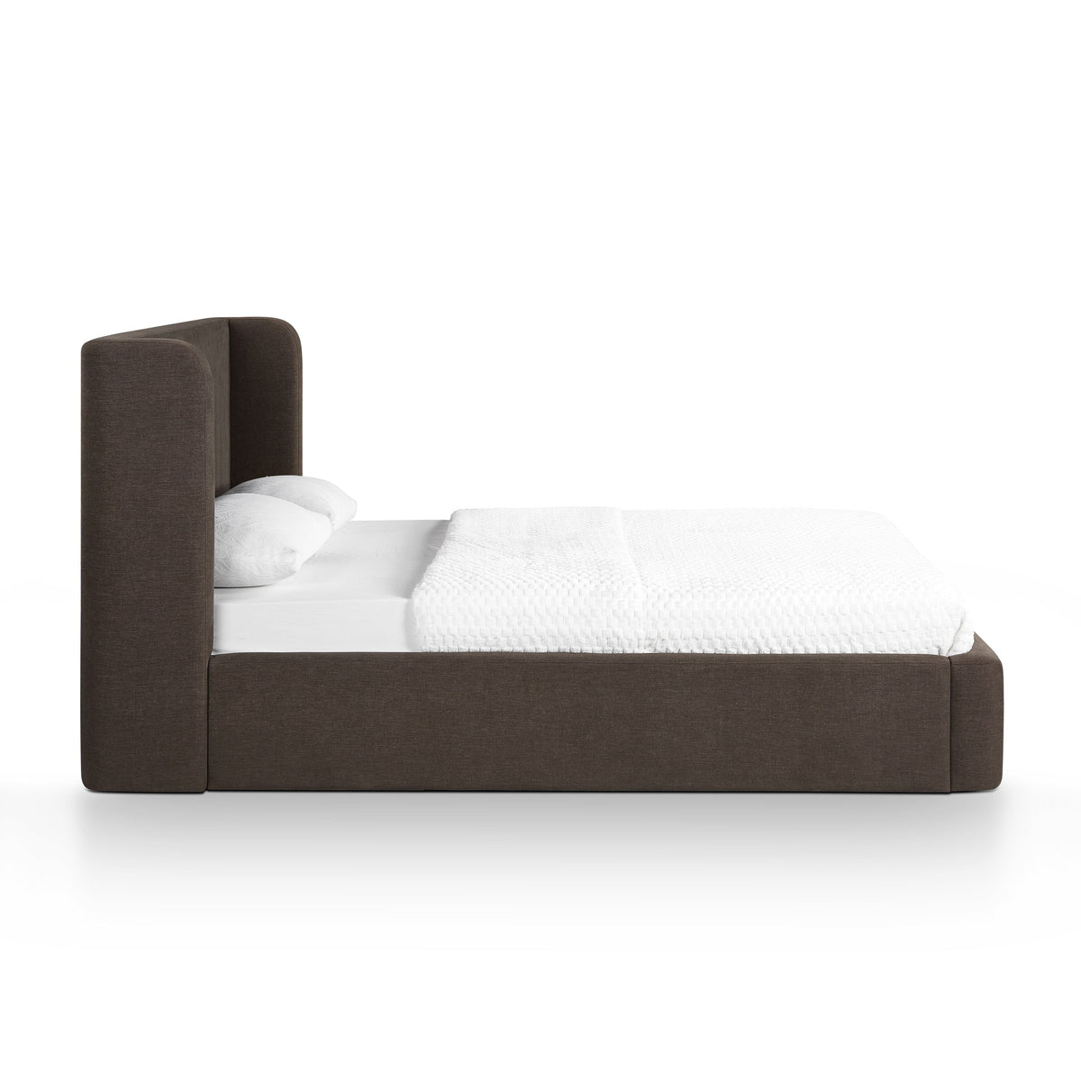 Harmony Chocolate Brown Performance Chenille Queen Bed by TOV Furniture – photo 4 of 10