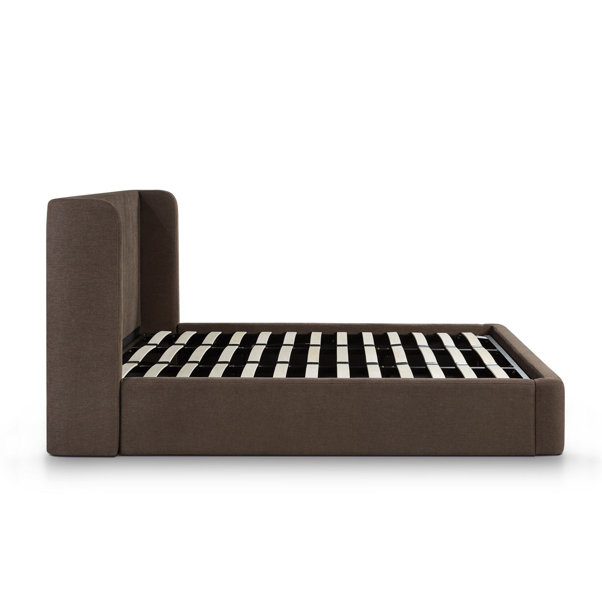 Harmony Chocolate Brown Performance Chenille King Bed by TOV Furniture – photo 6 of 10