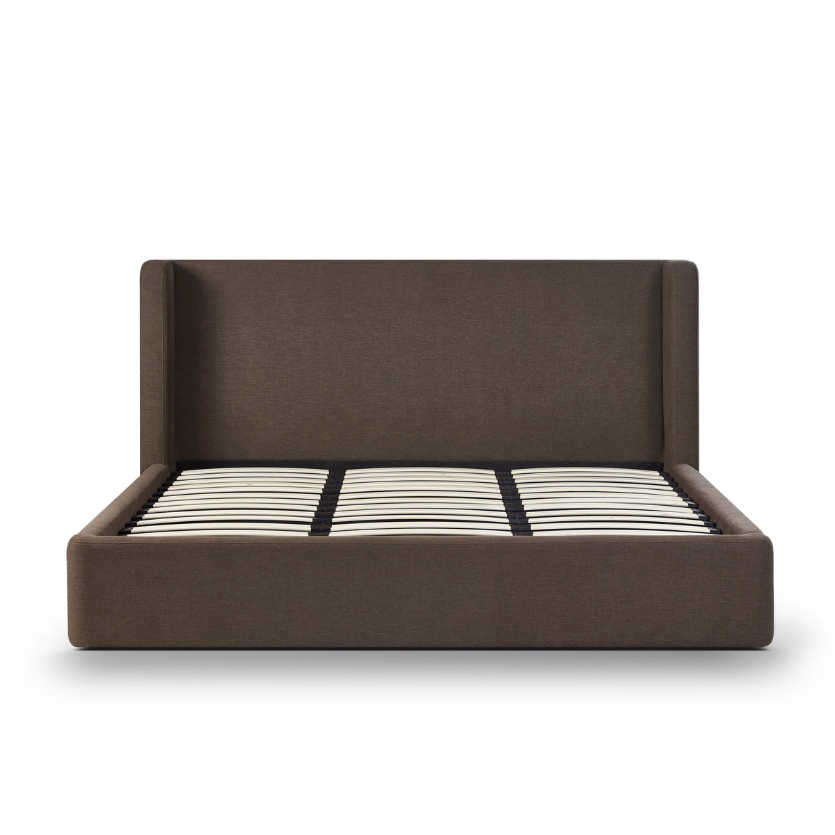 Harmony Chocolate Brown Performance Chenille King Bed by TOV Furniture – photo 4 of 10