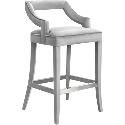 Tiffany Velvet Stool by TOV Bs19