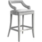 Tiffany Velvet Stool by TOV Bs20