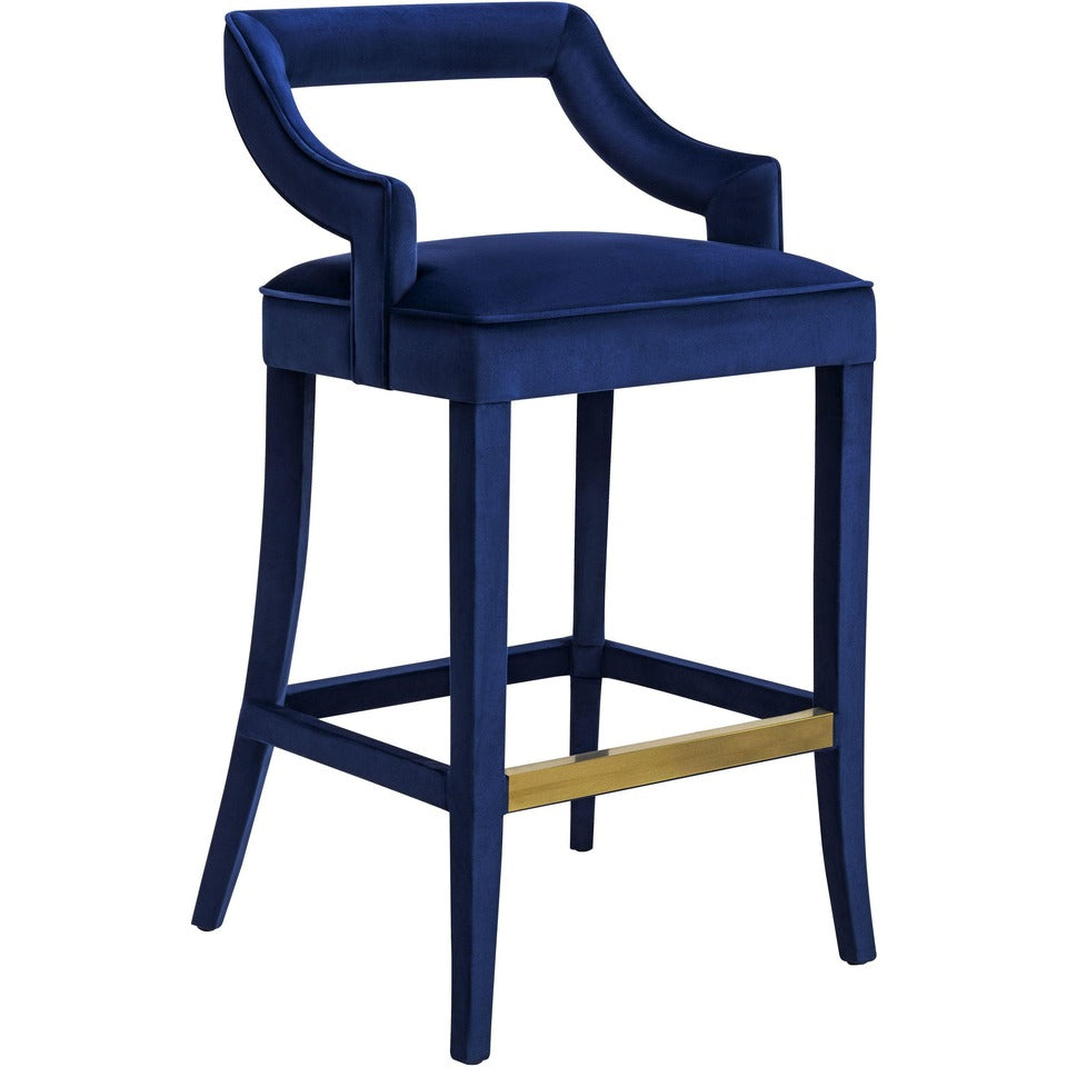 Tiffany Velvet Stool by TOV Bs22
