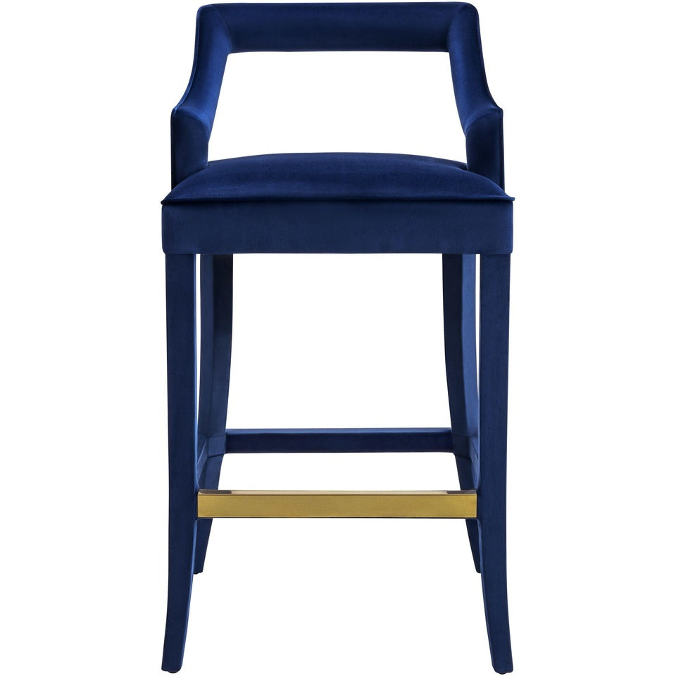 Tiffany Velvet Stool by TOV Bs22