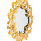 Lyrical Gold Round Wall Mirror 27 36 by TOV C18213 36