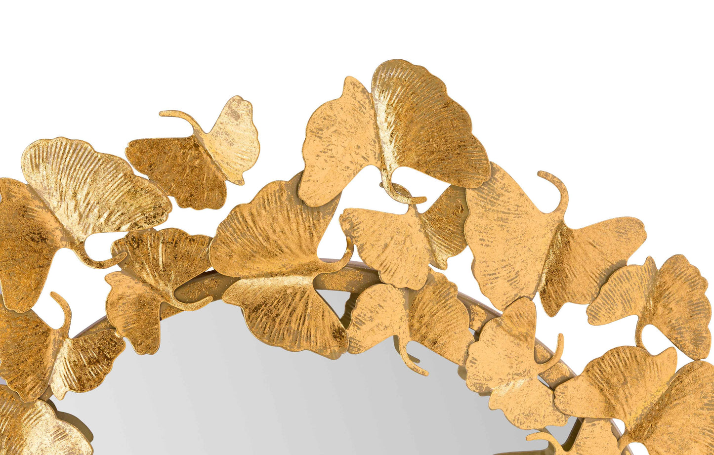 Lyrical Gold Round Wall Mirror 27 36 by TOV C18213 36