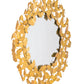 Lyrical Gold Round Wall Mirror 27 36 by TOV C18213 36