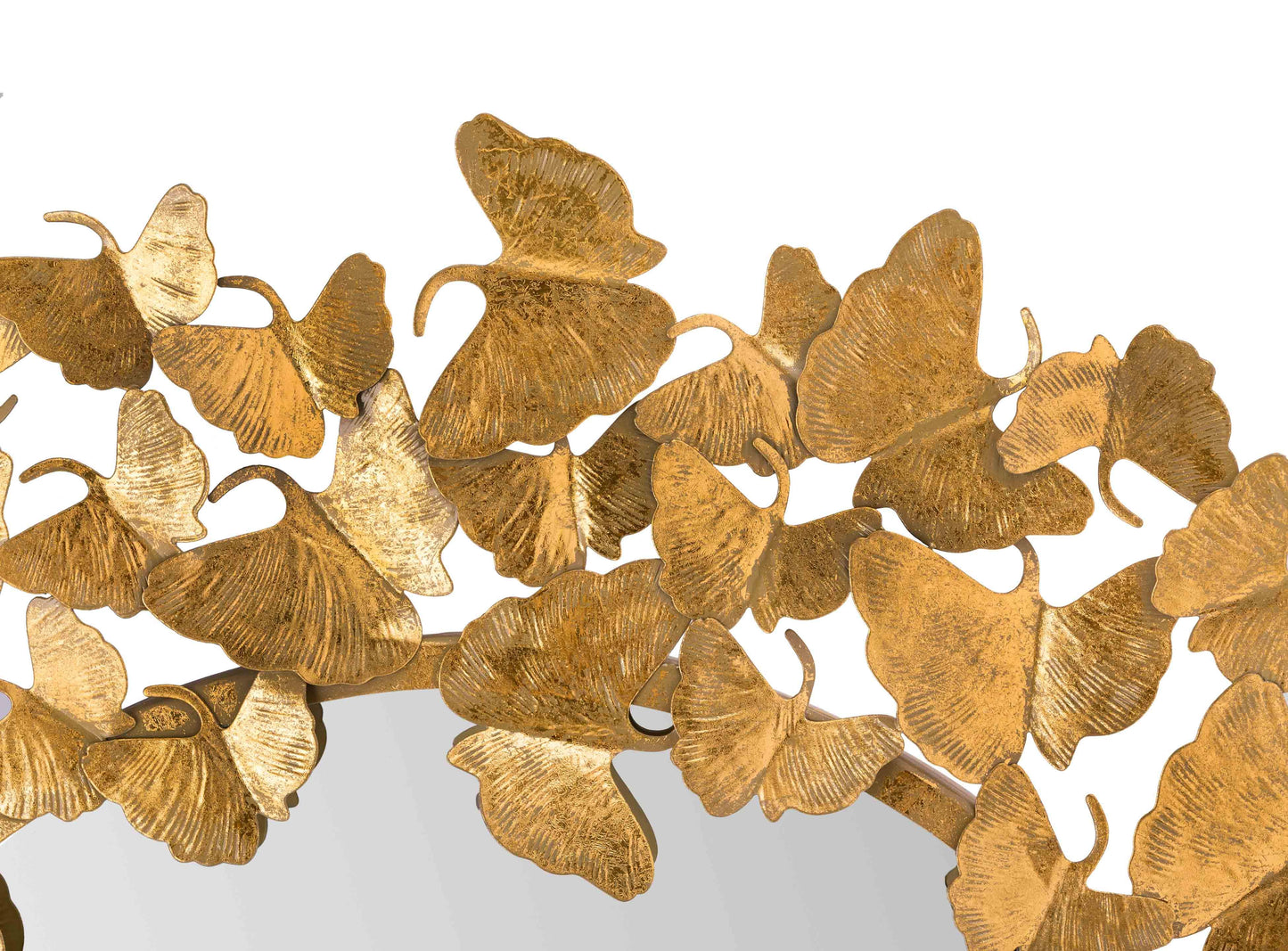 Lyrical Gold Round Wall Mirror 27 36 by TOV C18213 36