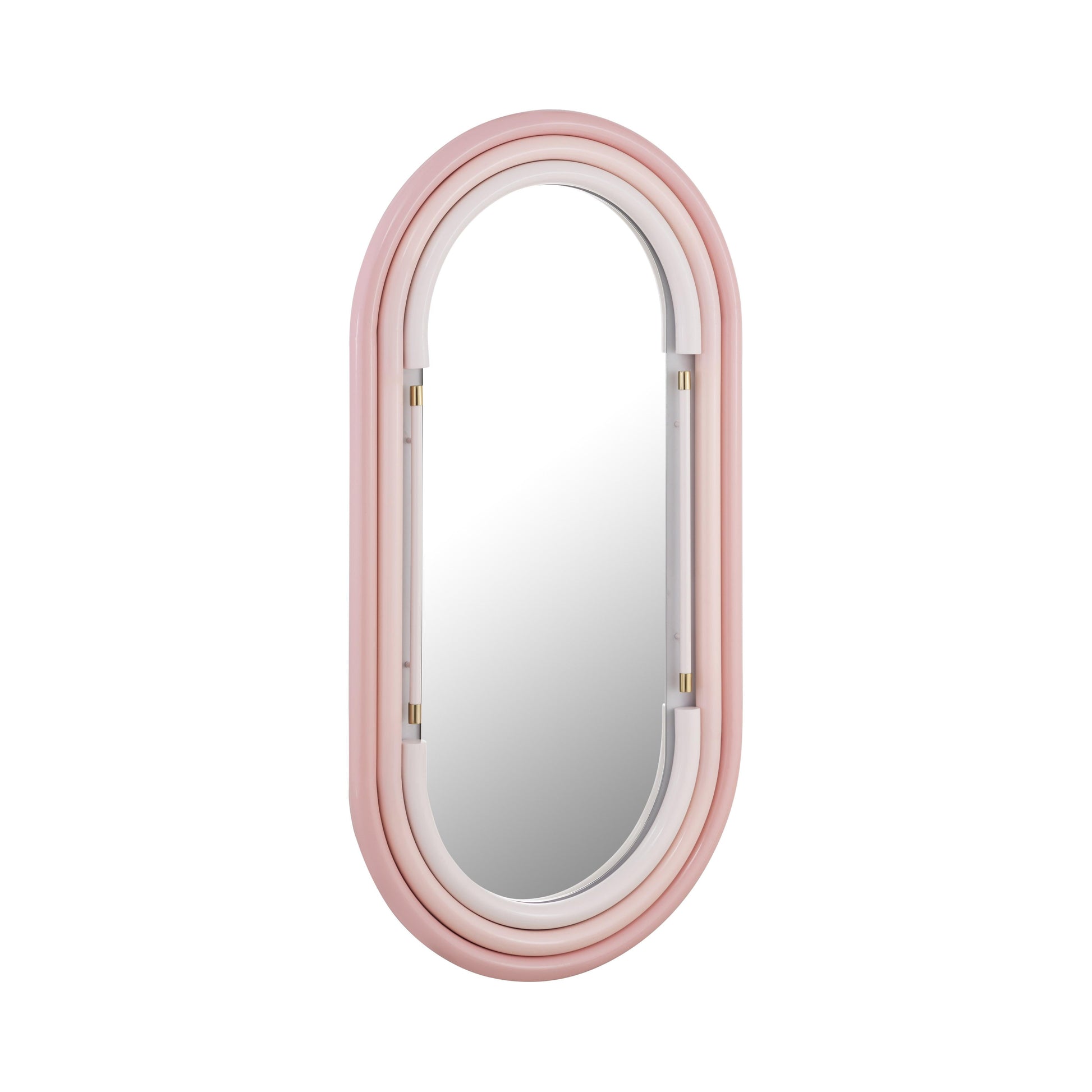 Neon Oval Wall Mirror 26 X50 28 X58 by TOV C18581