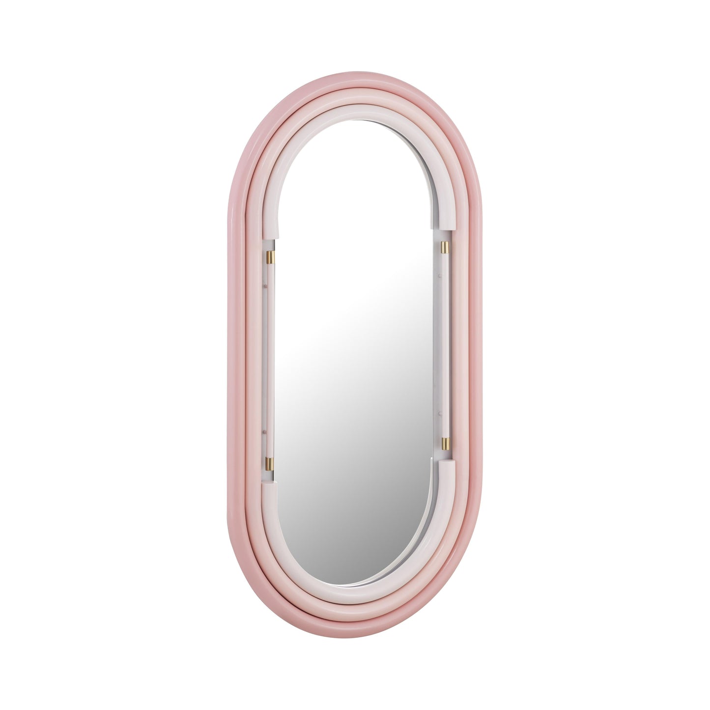 Neon Oval Wall Mirror 26 X50 28 X58 by TOV C18418