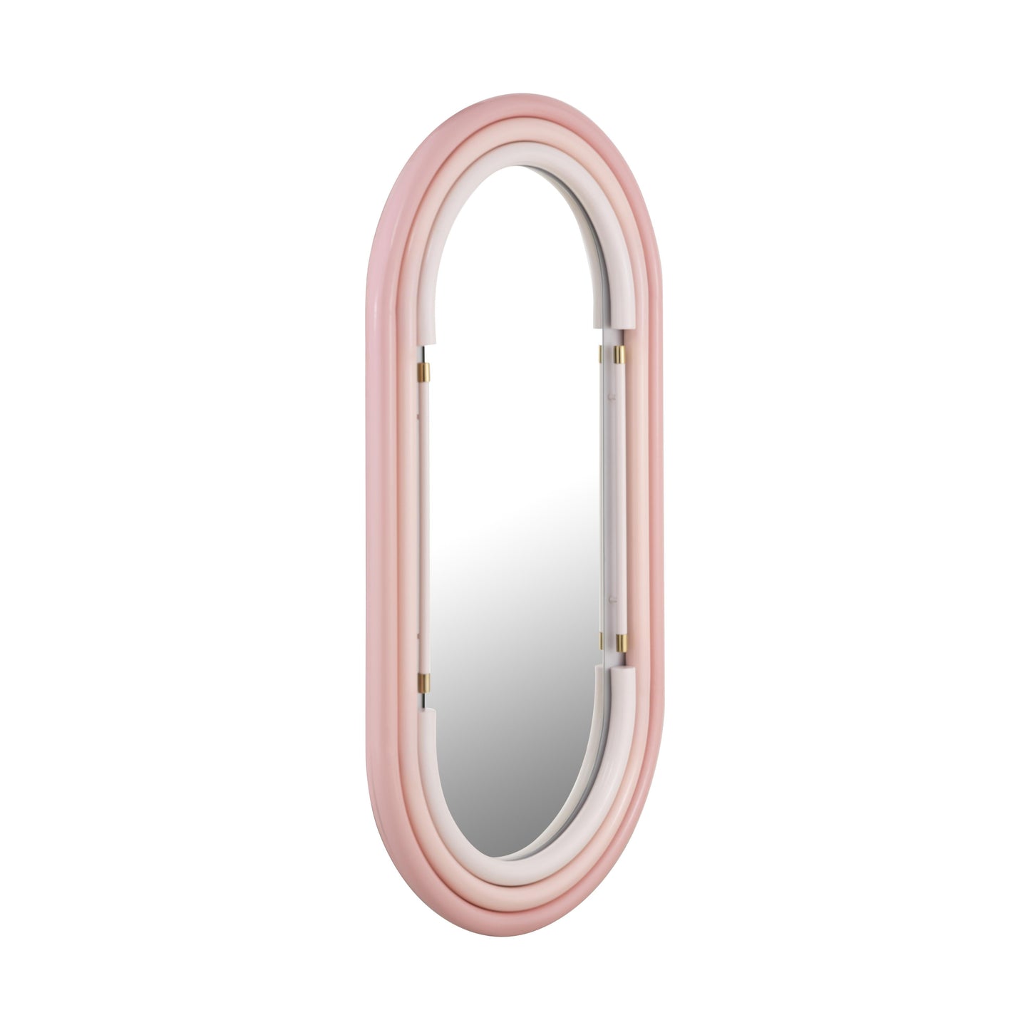 Neon Oval Wall Mirror 26 X50 28 X58 by TOV C18582