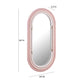 Neon Oval Wall Mirror 26 X50 28 X58 by TOV C18581