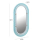 Neon Oval Wall Mirror 26 X50 28 X58 by TOV C18582