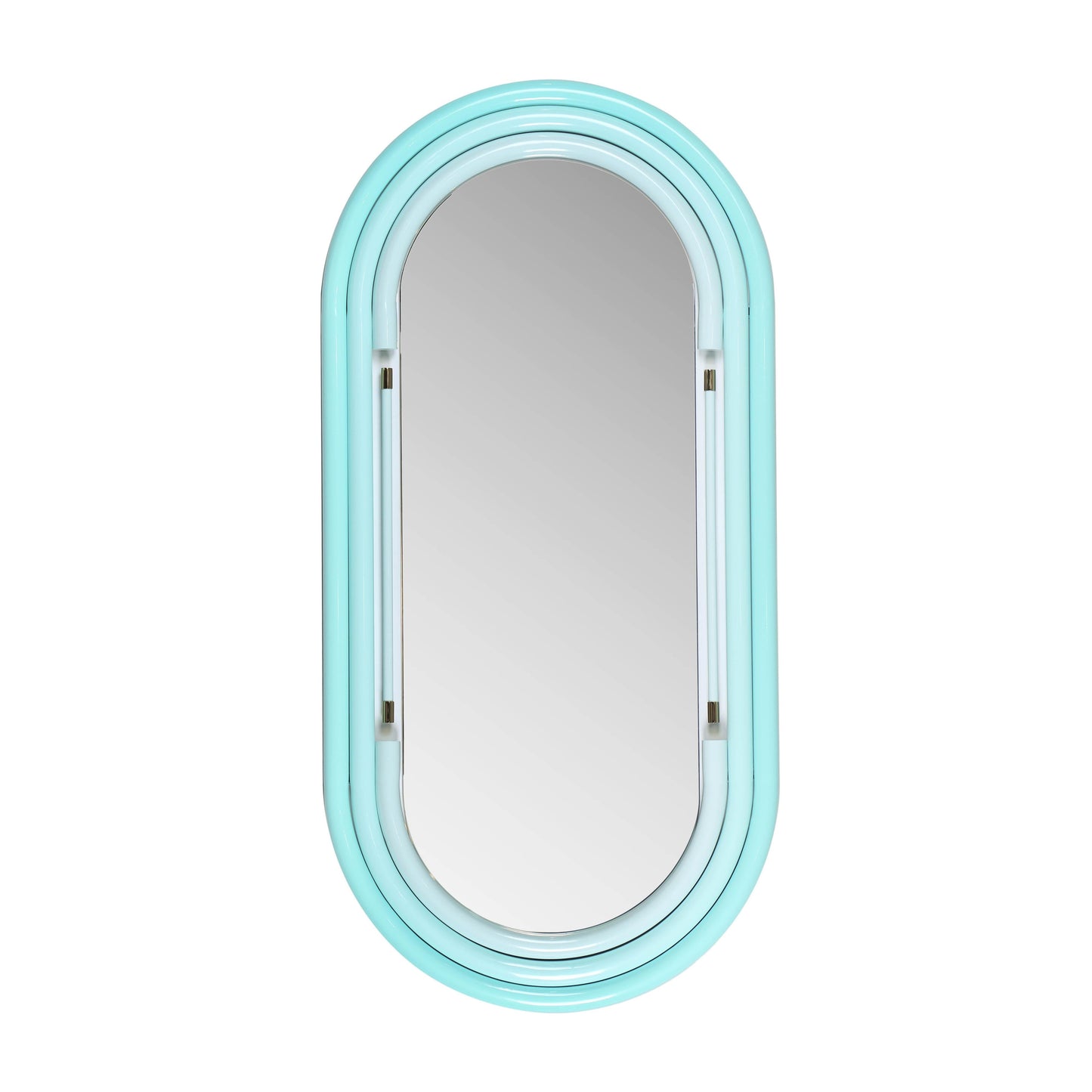 Neon Oval Wall Mirror 26 X50 28 X58 by TOV C18581