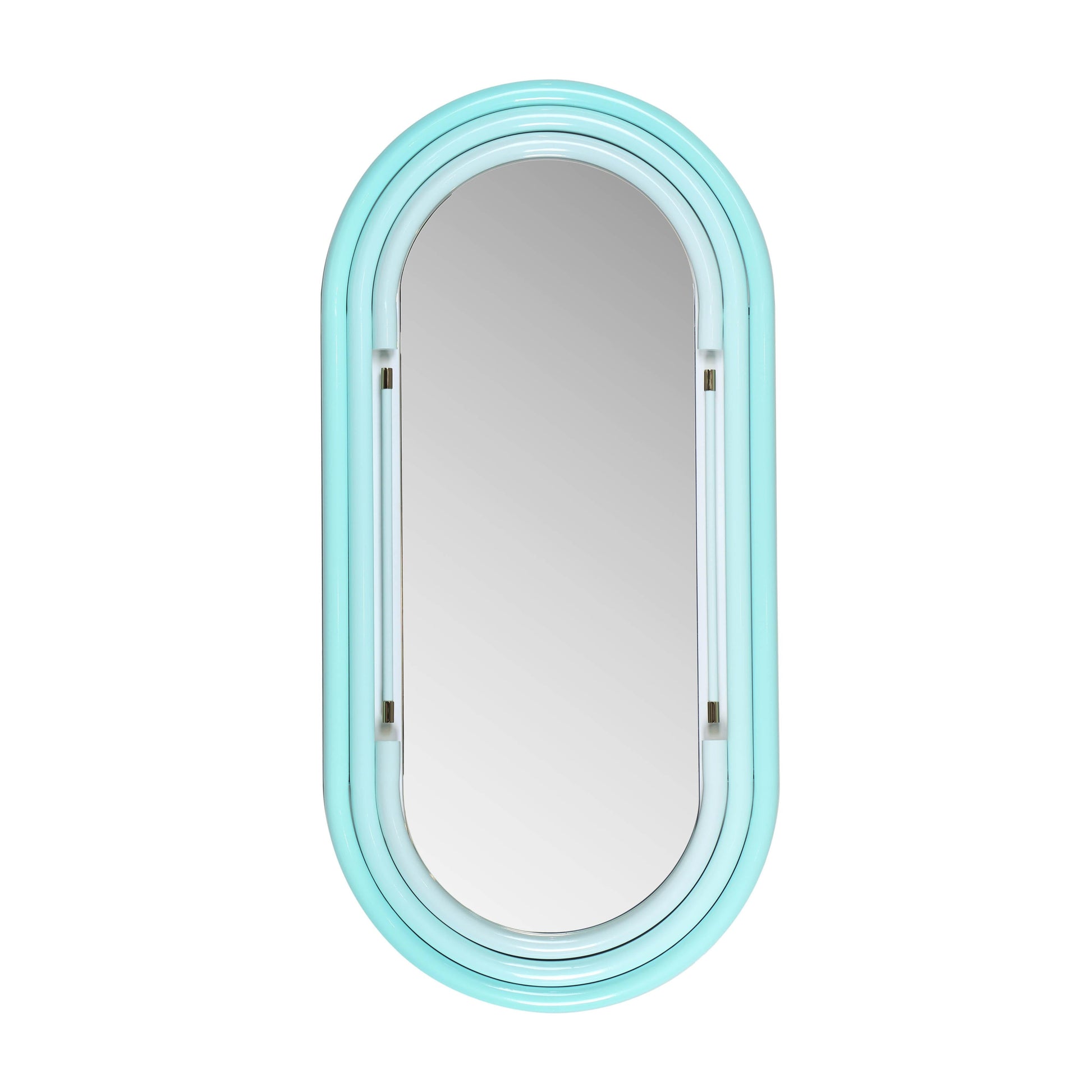 Neon Oval Wall Mirror 26 X50 28 X58 by TOV C18581