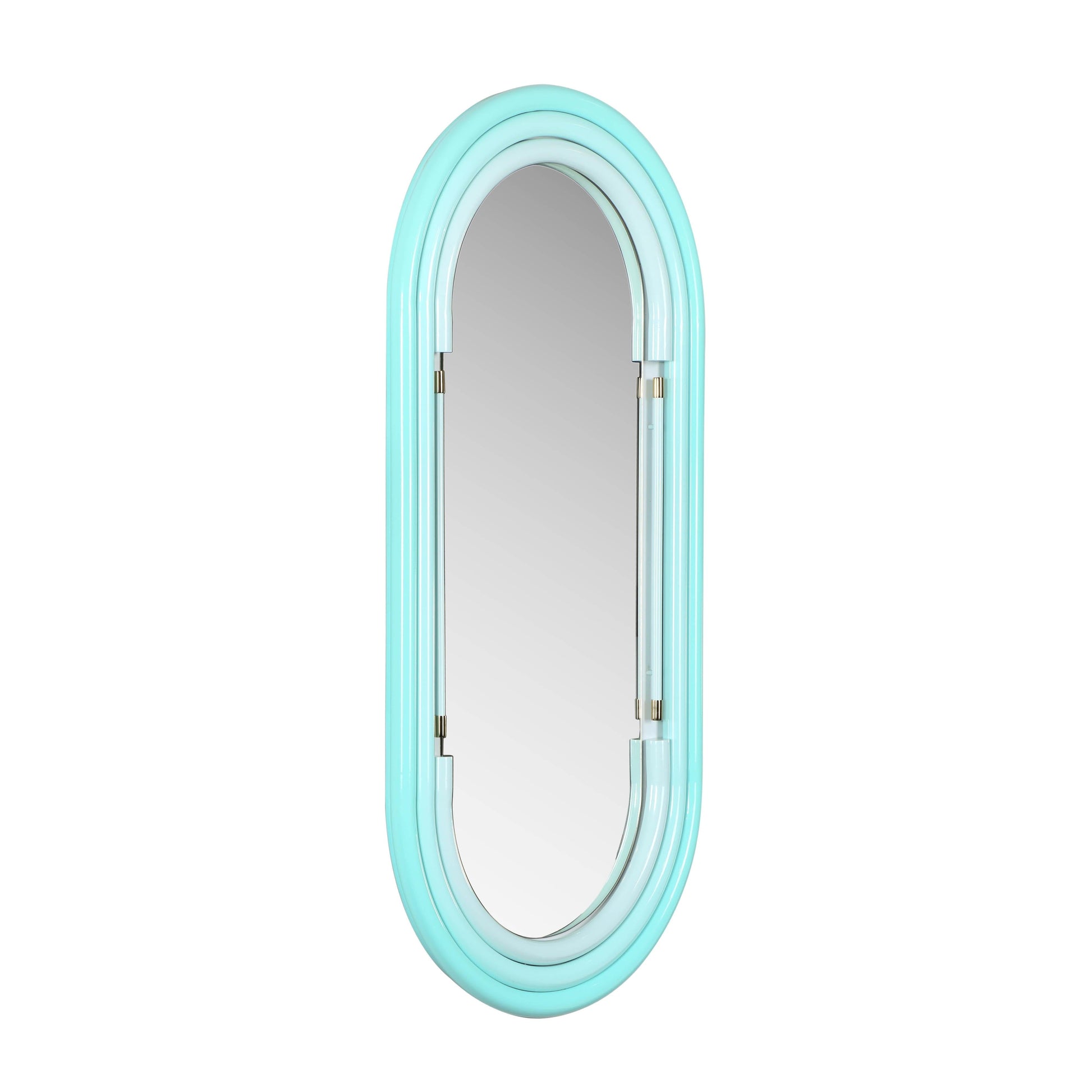 Neon Oval Wall Mirror 26 X50 28 X58 by TOV C18417