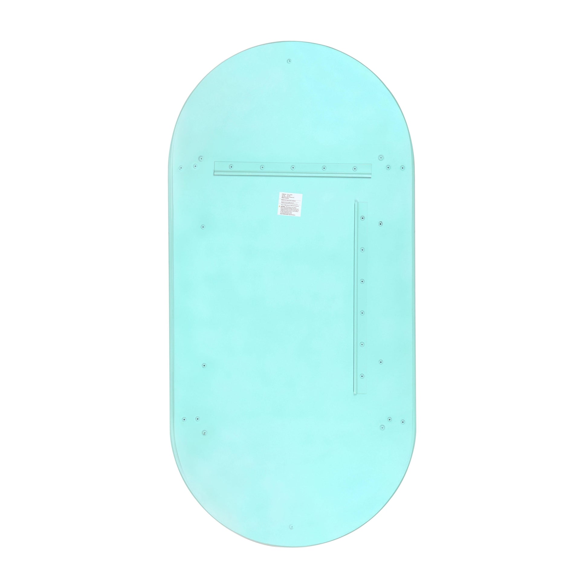 Neon Oval Wall Mirror 26 X50 28 X58 by TOV C18582