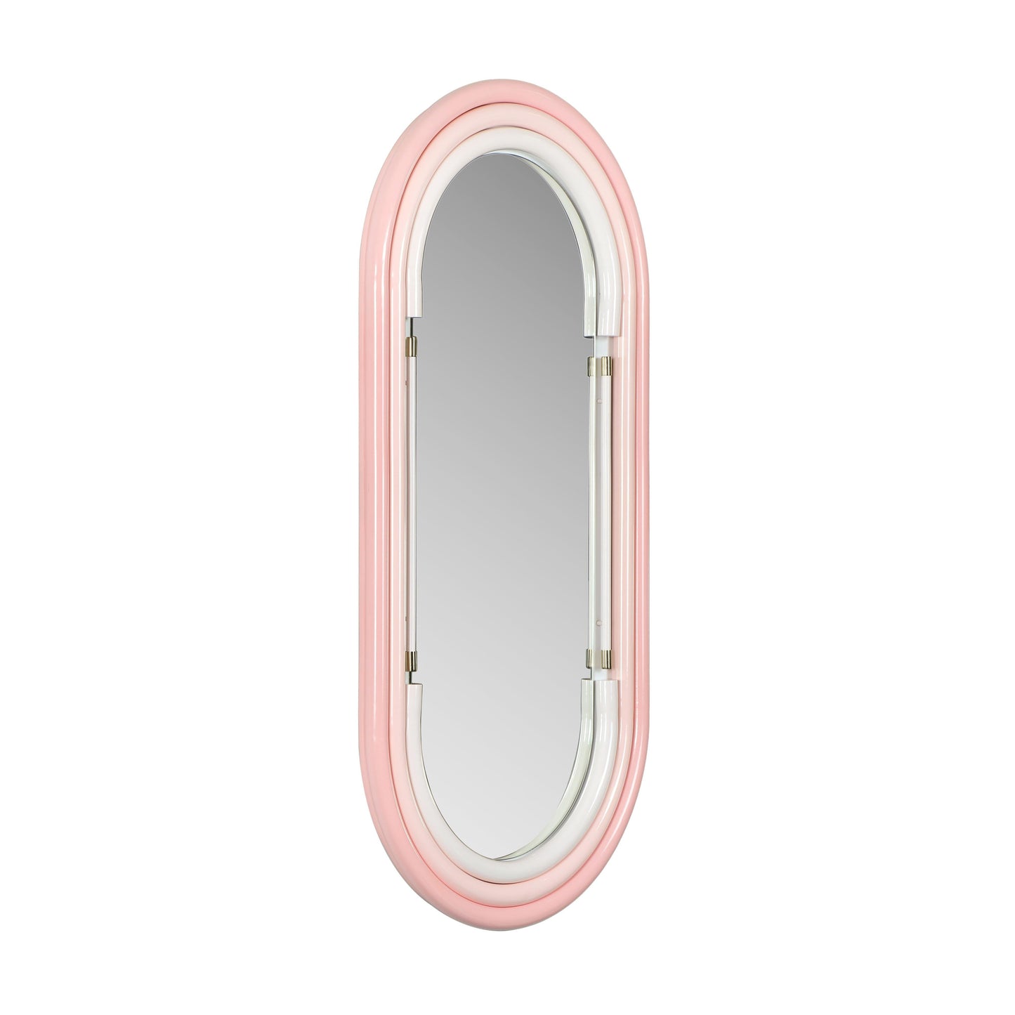 Neon Oval Wall Mirror 26 X50 28 X58 by TOV C18581