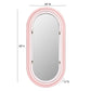 Neon Oval Wall Mirror 26 X50 28 X58 by TOV C18417