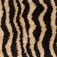 Zebra Brown Striped Tufted Bench by TOV