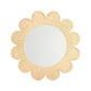 Coralie 33 4 Rattan Round Wall Mirror by TOV C21038