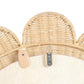 Coralie 33 4 Rattan Round Wall Mirror by TOV C21038