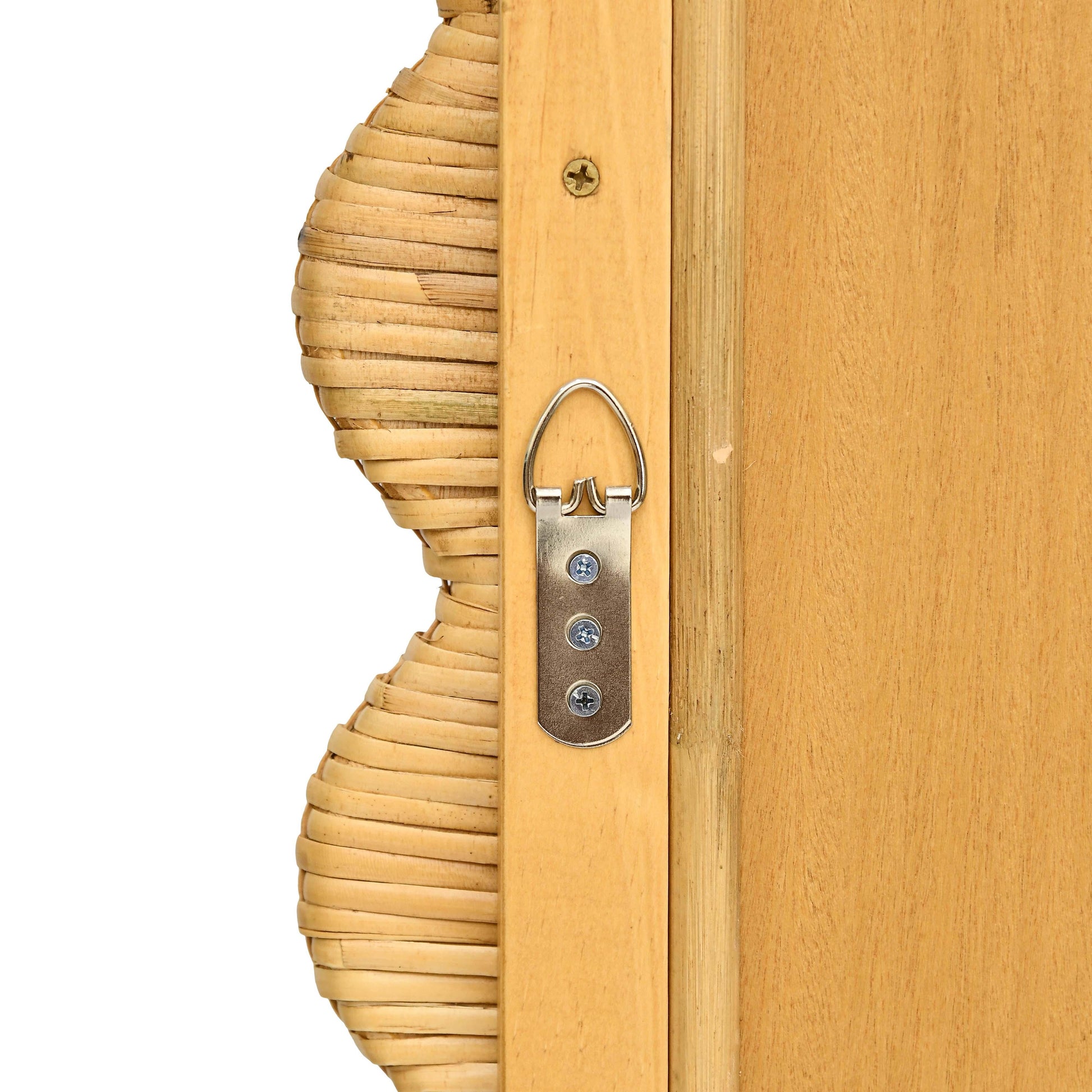 Bama 29 1 X 75 Long Natural Rattan Wall Mirror by TOV C21048