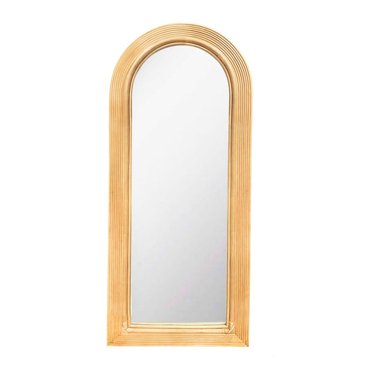 Tanya 70 Rattan Floor Mirror by TOV C54314