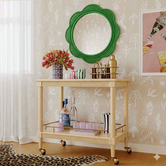 Zeva Green Wall Mirror by TOV Furniture – photo 2 of 7