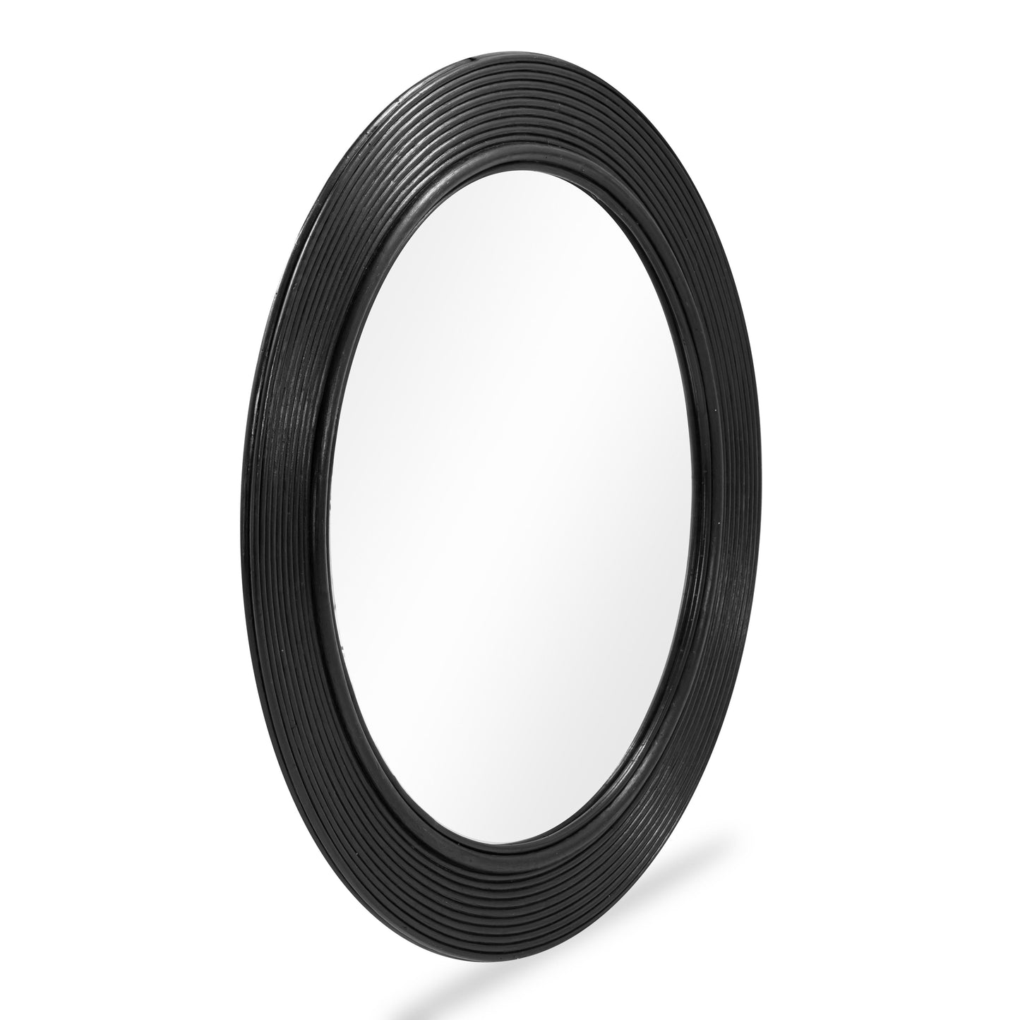Tanya 43 5 Rattan Round Wall Mirror by TOV C54445