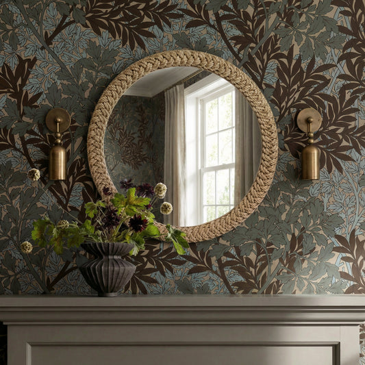 Midge 40.5" Rope Round Wall Mirror by TOV Furniture – photo 7 of 7