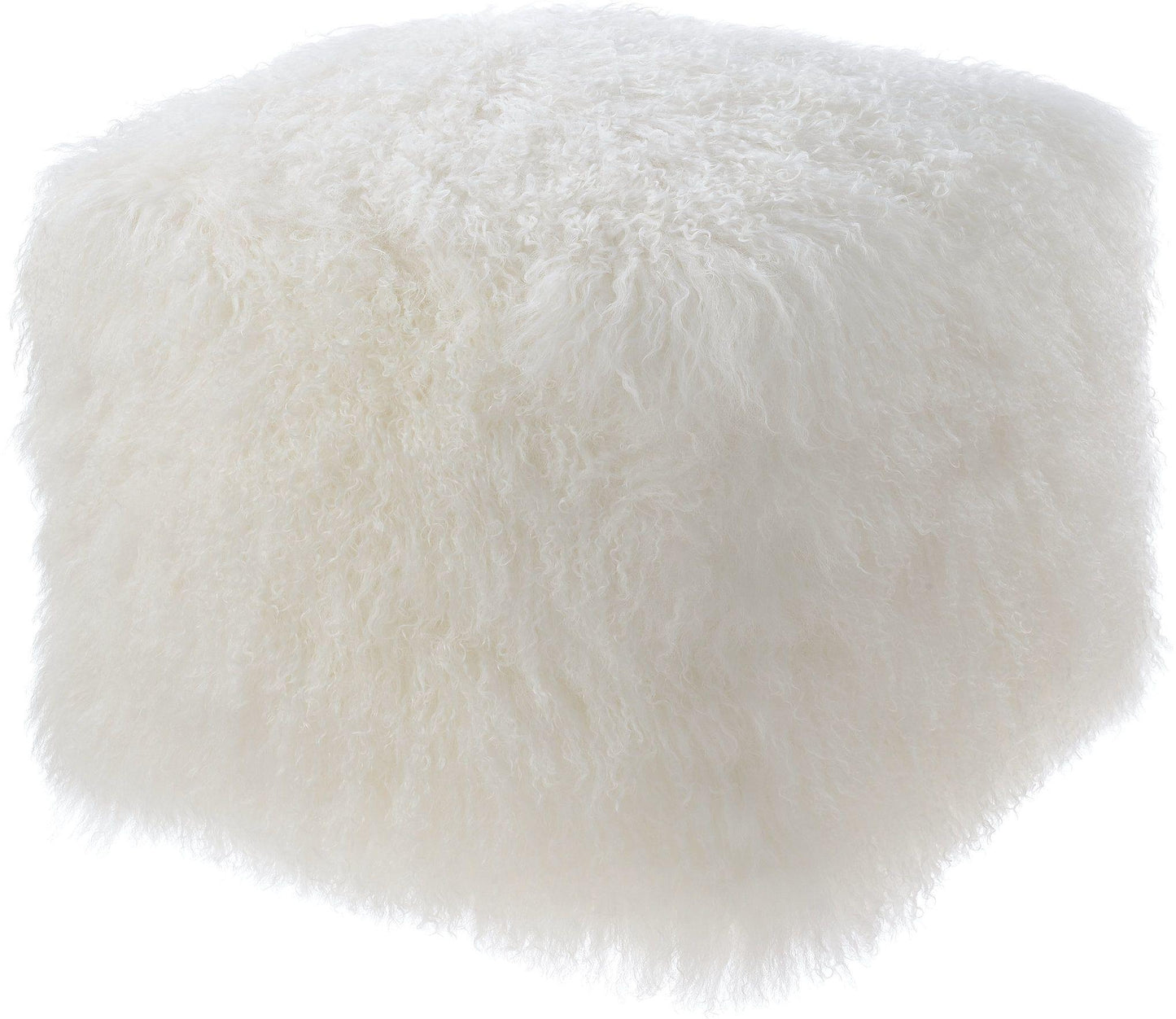 Tibetan Sheep Pouf by TOV C5713