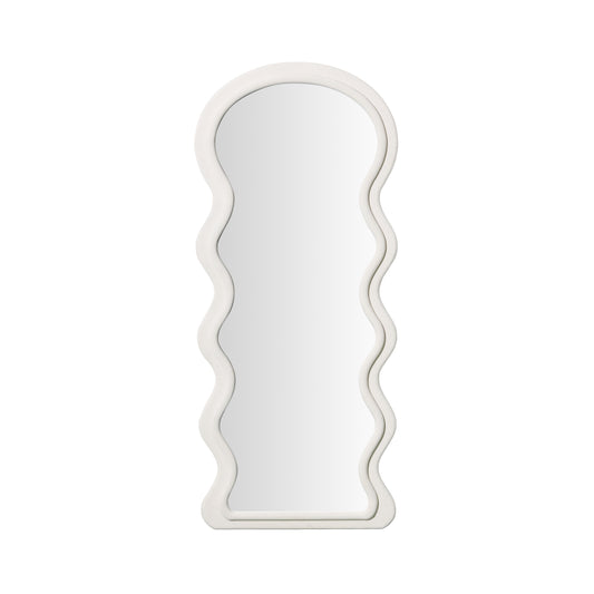 Rhodes 70 Velvet Floor Mirror by TOV C68954