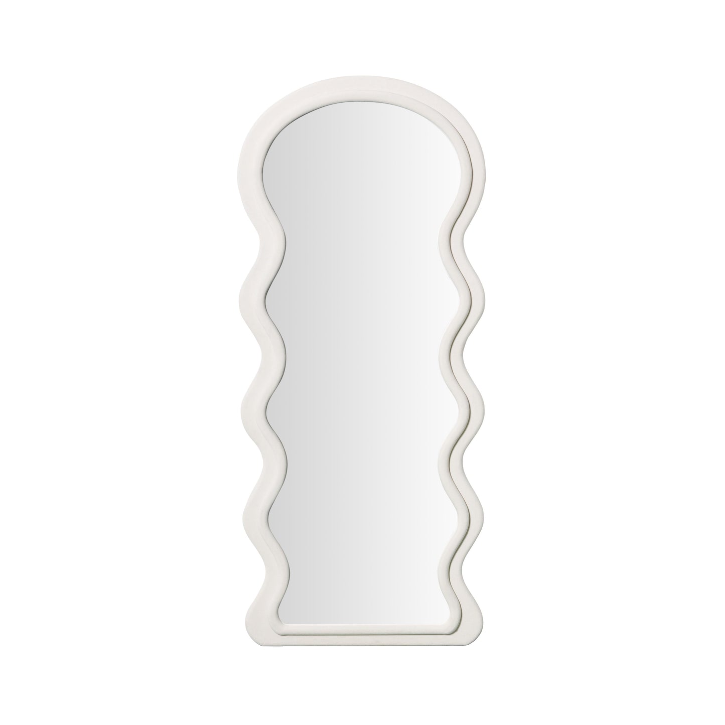 Rhodes 70 Velvet Floor Mirror by TOV C68955