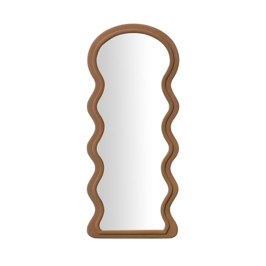 Rhodes 70 Velvet Floor Mirror by TOV C68955