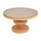 Apollonia 51 Natural Rattan Round Dining Table by TOV D21021