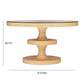 Apollonia 51 Natural Rattan Round Dining Table by TOV D21021