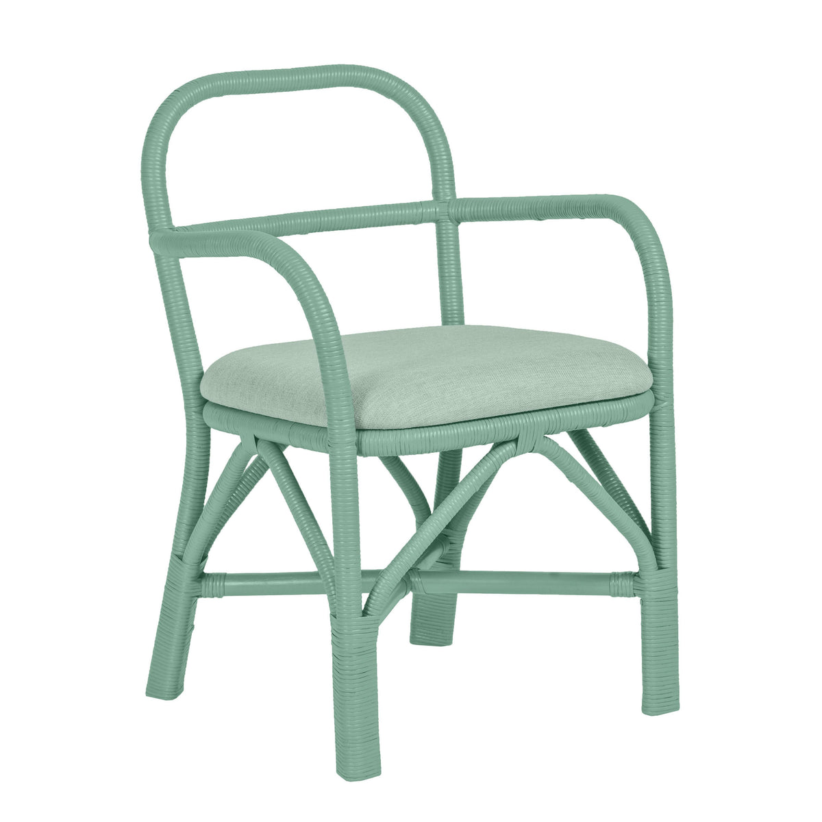 Ginny Green Rattan Dining Chair by TOV Furniture – photo 1 of 7