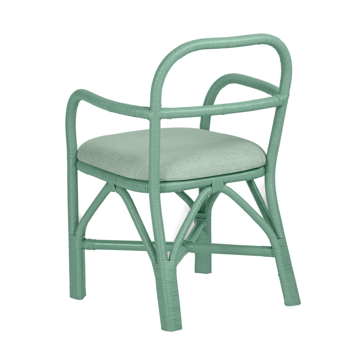 Ginny Green Rattan Dining Chair by TOV Furniture – photo 4 of 7