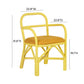 Ginny Rattan Dining Chair by TOV D21022