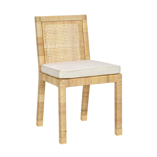 Amara Cream Contract-Grade Linen Dining Chair Cream, Natural by Tov Furniture
