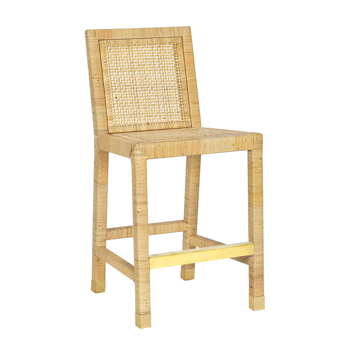 Amara Cream Contract-Grade Linen Dining Counter Stool by TOV Furniture – photo 7 of 10