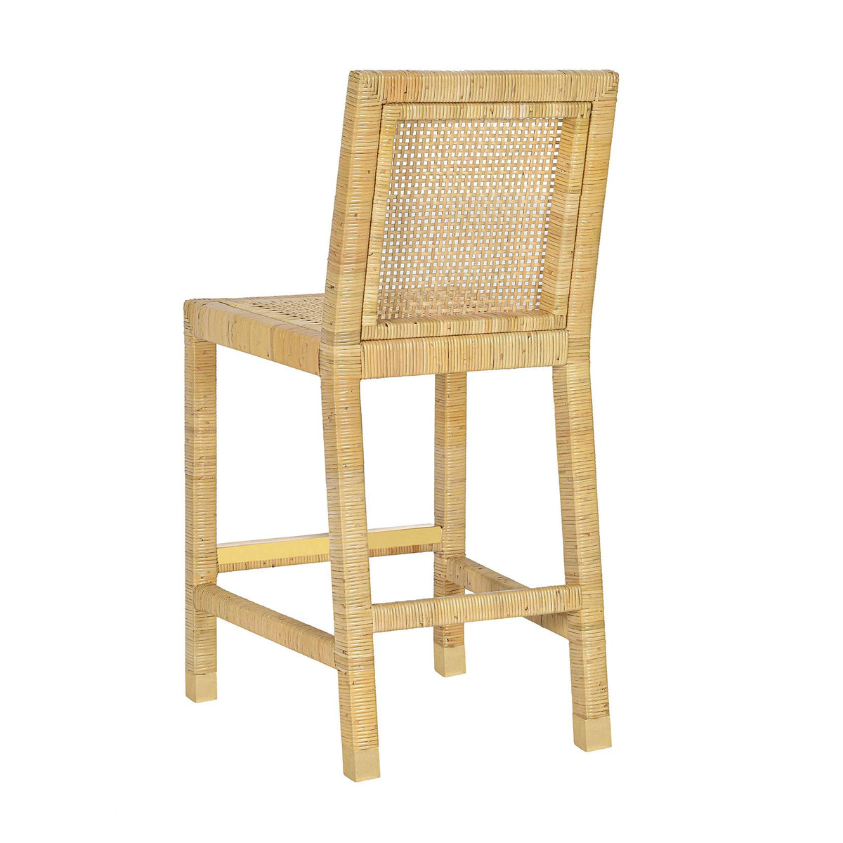 Amara Cream Contract-Grade Linen Dining Counter Stool by TOV Furniture – photo 9 of 10