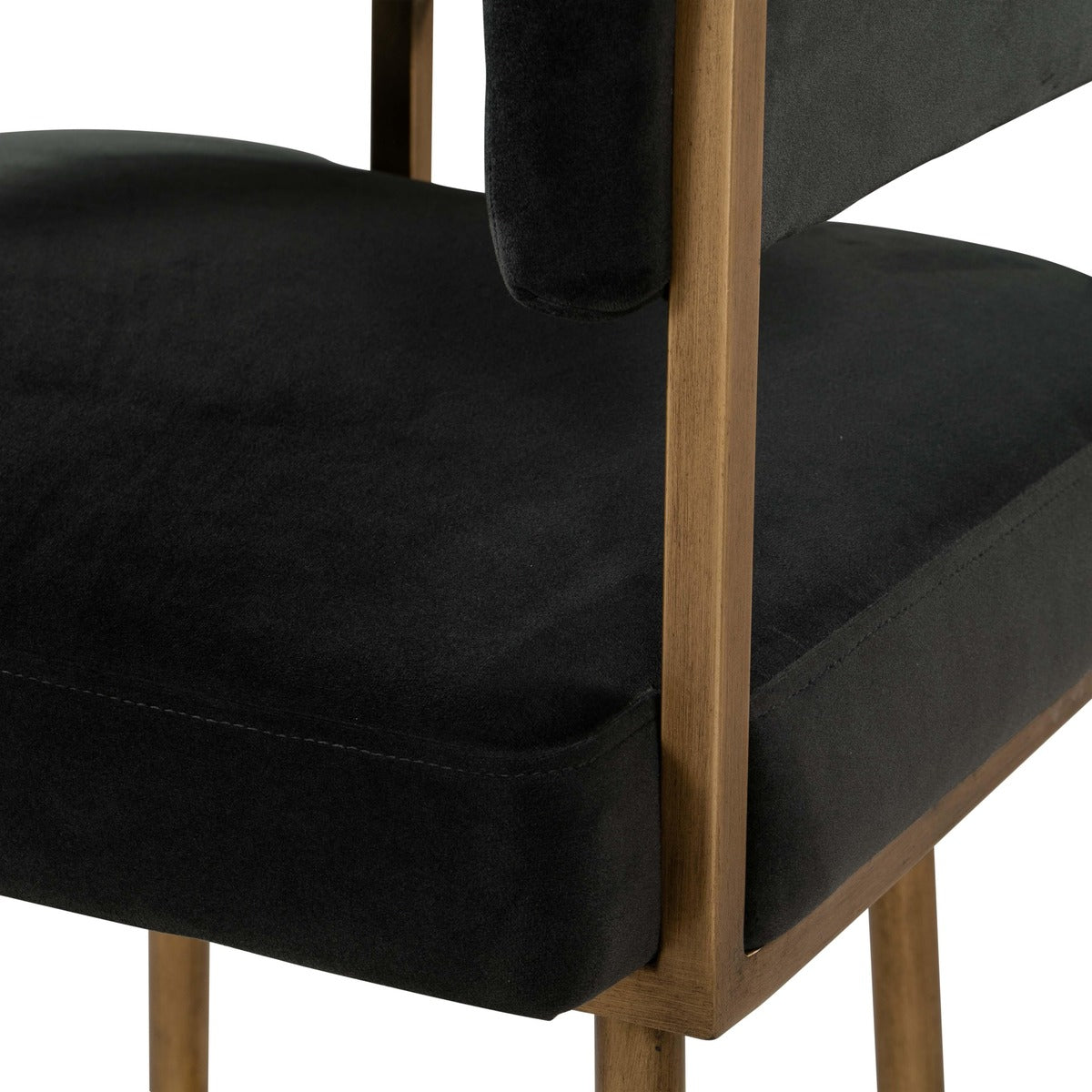 Astrid Velvet Stool by TOV D44028