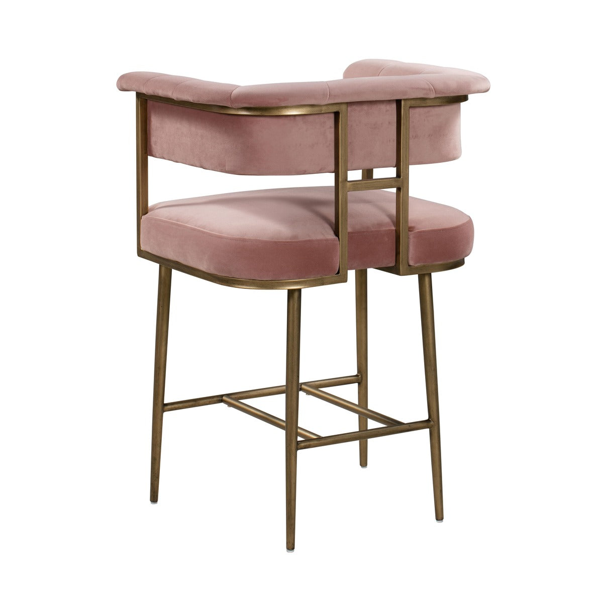 Astrid Velvet Stool by TOV D44025