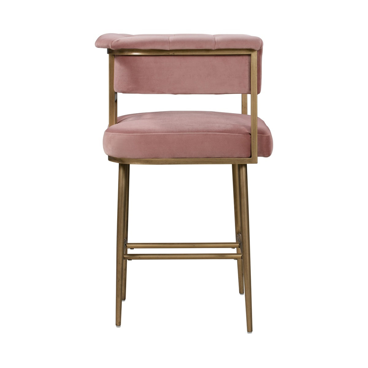 Astrid Velvet Stool by TOV D44028