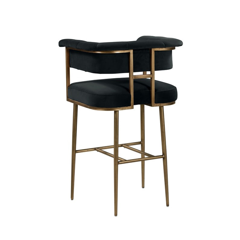 Astrid Velvet Stool by TOV D44027
