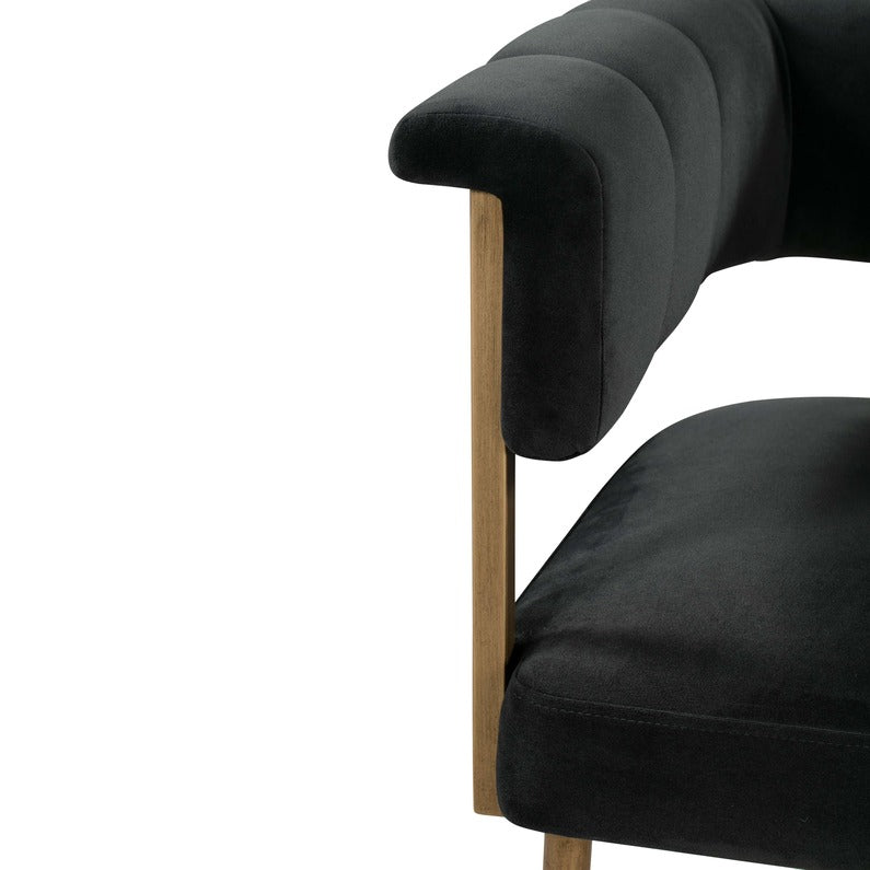 Astrid Velvet Stool by TOV D44026