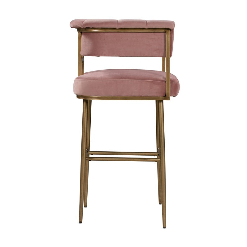 Astrid Velvet Stool by TOV D44027