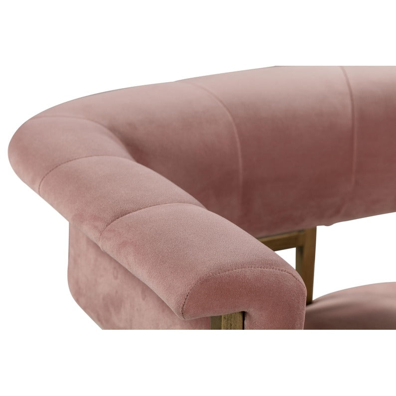 Astrid Velvet Stool by TOV D44028