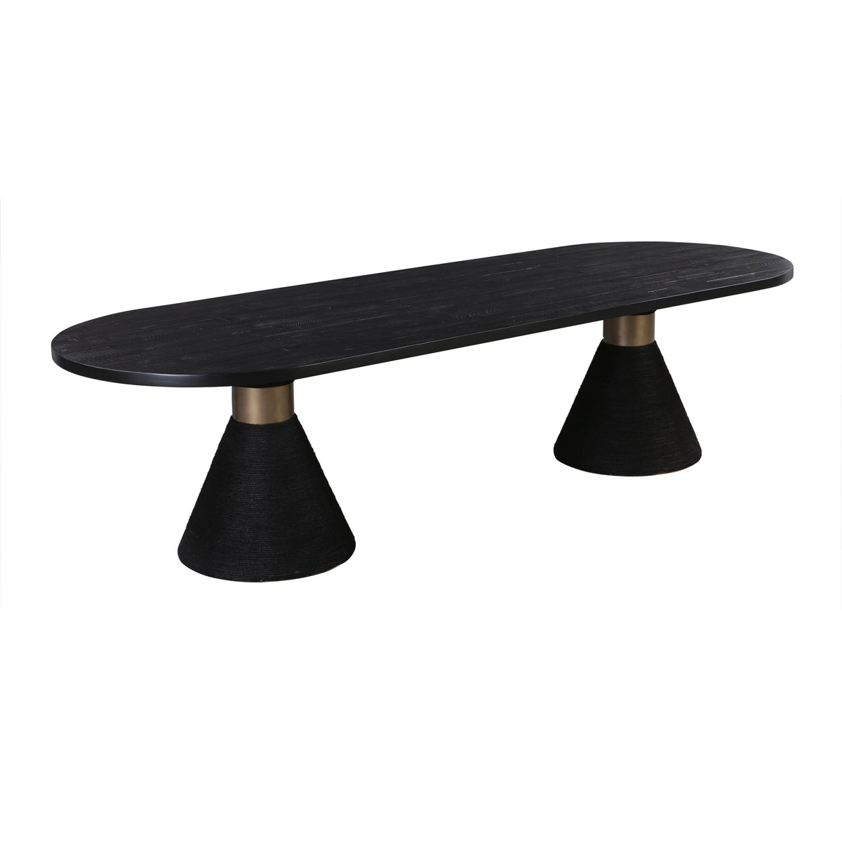 Rishi Black Rope Oval Table by TOV Furniture – photo 1 of 9